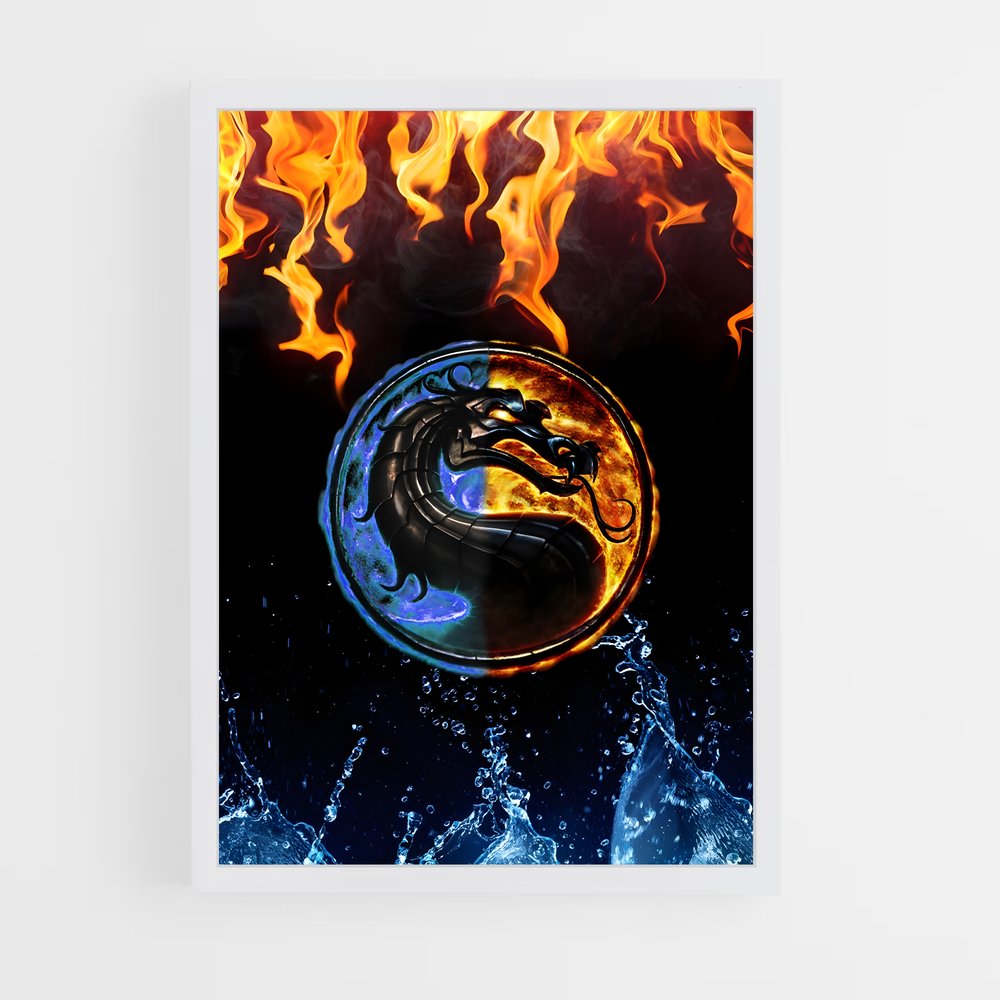 Poster Combat Élémentaire – affiche Mortal kombat (vue 3)